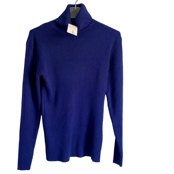 Coofandy Slim Fit Turtleneck Ribbed Knitted Pullover Sweater Men's Medium NEW - Picture 1 of 11